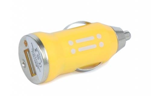 Aiino USB Auto Ladegerät gelb von aiino