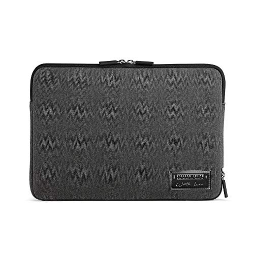 Stark Sleeve Schutzhülle für MacBook 15/16 Zoll, Laptops 15/16 Zoll, aus Neopren, stoß- und kratzfest, Laptop-Hülle 15/16 Zoll, kompletter Schutz, italienische Qualität – Schwarz von aiino