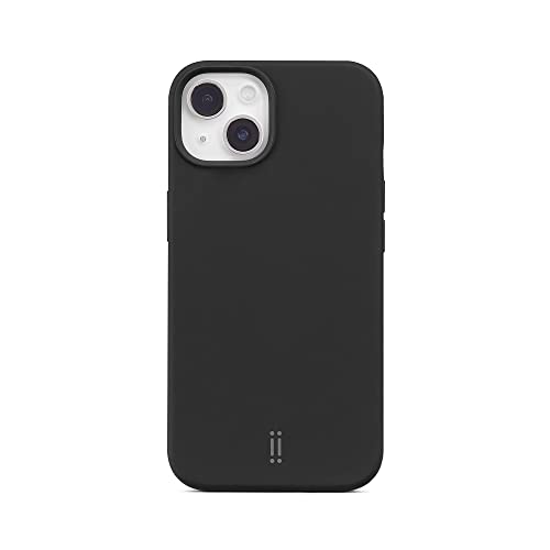 aiino Allure Hülle für iPhone 13 Mini, Flüssigsilikonhülle mit Magneten für iPhone 13 Mini, Stoß und Kratzfest, Magnetische Ausrichtung, Schwarz von aiino
