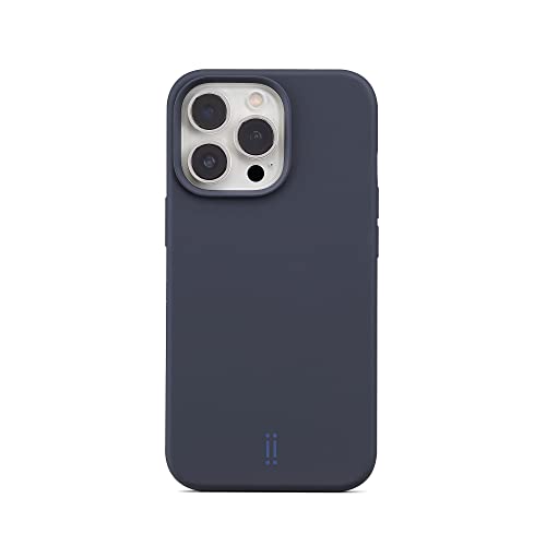 aiino Allure Hülle für iPhone 13 Pro, Flüssigsilikonhülle mit Magneten für iPhone 13 Pro, Stoß und Kratzfest, Magnetische Ausrichtung, Blau von aiino