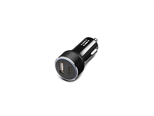 aiino - Autoladeadapter für IOS-Telefone, kompatibel mit iPhone und iPad, Dualer USB-Anschluss + C-Typ-Stromversorgung bis zu 18 W mit LED-Licht aiino - Autoladeadapter für IOS-Telefone, kompatibel mit iPhone und iPad, Dualer USB-Anschluss + C-Typ-Stromversorgung bis zu 18 W mit LED-Licht von aiino