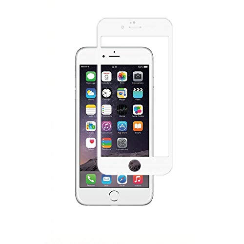 aiino Bildschirmfolie Displayschutz für Handy Smartphone Apple iPhone 6 Edge to Edge - Weiß von aiino
