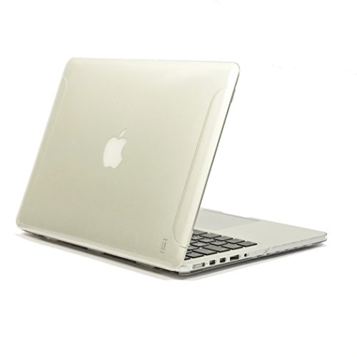 aiino - Glänzende Schutzhülle für MacBook Pro Retina 13"I Schutzetui I gummierte MacBook Schale I Harte Hülle für MacBook Pro Retina 13 Zoll I Ultra-Dünn I MacBook Zubehör I Apple Schutzhüllen - Klar von aiino