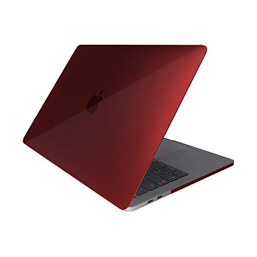 aiino Glossy - Schutzhülle für MacBook Pro 13 Zoll (2016-2019), ultraschlanke und robuste Hülle, Kunststoff-Hartschale mit Bildschirmschutz und Tastaturabdeckung - Rot von aiino