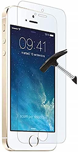 aiino Pack 25 Stück Panzerglasfolie für iPhone SE 2016/5S/5/ 5C, Displayschutzfolie für iPhone SE 2016/5S/5/5C, 25 Stück - Transparent von aiino