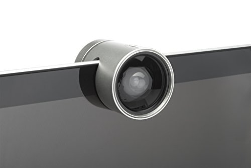 aiino SawHet - HD Ultra Weitwinkelobjektiv, Videokonferenz Objektiv, Kamera Linse, MacBook und iPad, Skype, FaceTime, Zoom, Google Meet, Aluminium, Ideal für Laptop Meetings, Hochwertig - Silber von aiino