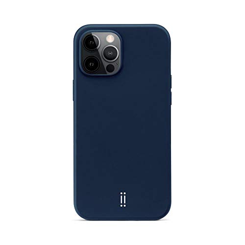 aiino Strongly Schutzhülle für iPhone 12 Pro Max, Silikonhülle 12 Pro Max, stoß- und kratzfest, Wireless Charge 12 Pro Max, weicher Griff, hoher Schutz, italienische Qualität – Blau von aiino