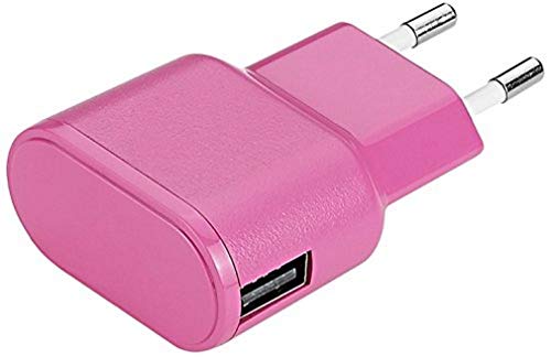 aiino Wall Charger USB-Netzteil Ladegerät Steckdose 1 USB Port 1A - Pink von aiino