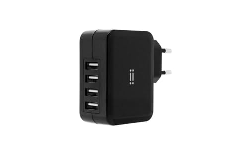aiino - Wand-Ladegerät, 4 USB 4,8A - Schwarz aiino - Wand-Ladegerät, 4 USB 4,8A - Schwarz von aiino