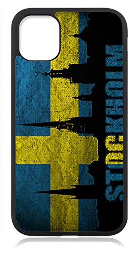Handyhülle Kompatibel mit iPhone 13 Mini mit Schweden Flagge, Silikon Hülle schwedische Fahne V2 von aina