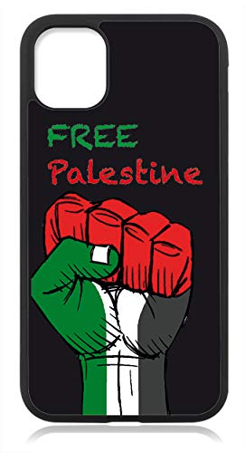 Kompatibel mit iPhone 12 Hülle Silikon, Handyhülle für iPhone 12 / iPhone 12 Pro Schutzhülle Slim Case Cover Palästina Palestine Fahne Flagge von aina
