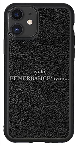 aina Kompatibel mit iPhone 11 Hülle Leder Case Schwarz FB 1907 Lederhülle Cover Case V5 von aina