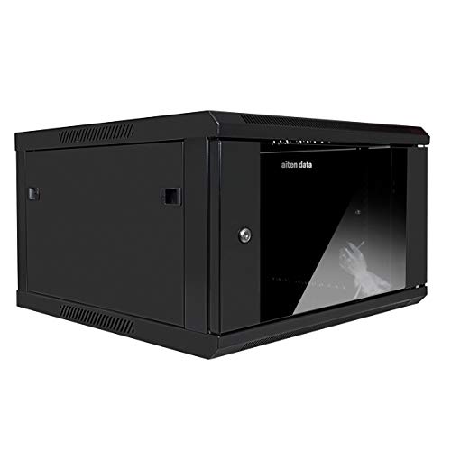 Aiten Data Wandschrank 6U Maße 600 x 600 x 370 mm, montiert ohne Zubehör von aiten data