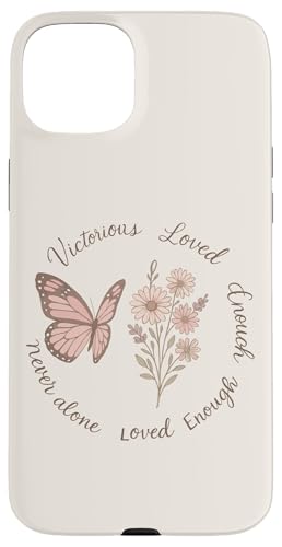 Adretter christlicher Schmetterling und Blume Hülle für iPhone 15 Plus Adretter christlicher Schmetterling und Blume Hülle für iPhone 15 Plus von aith & Bloom | Christian Encouragement