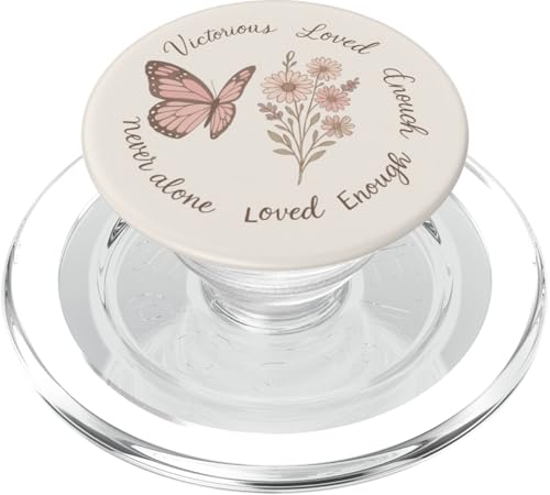 Adretter christlicher Schmetterling und Blume PopSockets PopGrip für MagSafe Adretter christlicher Schmetterling und Blume PopSockets PopGrip für MagSafe von aith & Bloom | Christian Encouragement