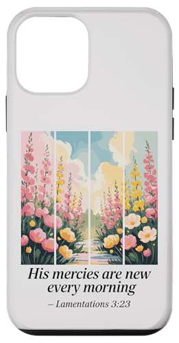 Preppy Christian Bibelvers Blooming Field Women Hülle für iPhone 12 mini von aith & Bloom | Christian Encouragement