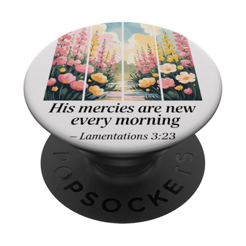 Preppy Christian Bibelvers Blooming Field Women PopSockets Klebender PopGrip Preppy Christian Bibelvers Blooming Field Women PopSockets Klebender PopGrip von aith & Bloom | Christian Encouragement