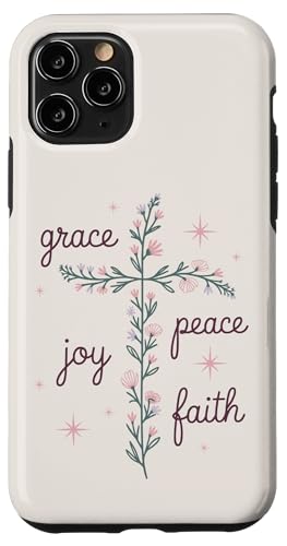 Preppy Christian Flower Cross Damen Hülle für iPhone 11 Pro Preppy Christian Flower Cross Damen Hülle für iPhone 11 Pro von aith & Bloom | Christian Encouragement