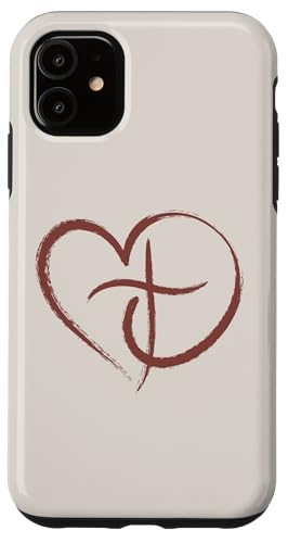 Preppy Christian Heart And Cross für Damen Hülle für iPhone 11 Preppy Christian Heart And Cross für Damen Hülle für iPhone 11 von aith & Bloom | Christian Encouragement