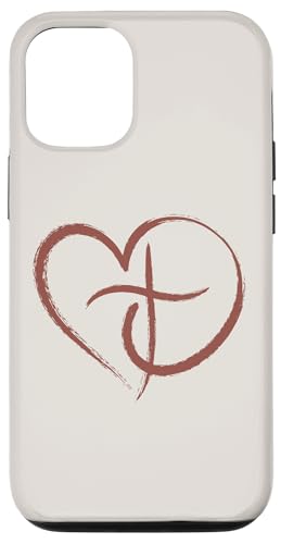 Preppy Christian Heart And Cross für Damen Hülle für iPhone 12/12 Pro Preppy Christian Heart And Cross für Damen Hülle für iPhone 12/12 Pro von aith & Bloom | Christian Encouragement