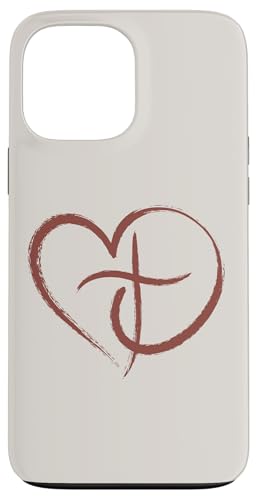 Preppy Christian Heart And Cross für Damen Hülle für iPhone 13 Pro Max Preppy Christian Heart And Cross für Damen Hülle für iPhone 13 Pro Max von aith & Bloom | Christian Encouragement