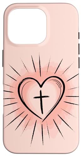 Preppy Christian Heart Damen Hülle für iPhone 16 Pro Preppy Christian Heart Damen Hülle für iPhone 16 Pro von aith & Bloom | Christian Encouragement