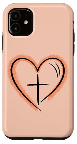 Preppy Christian Minimal Herz Symbol Frauen Hülle für iPhone 11 Preppy Christian Minimal Herz Symbol Frauen Hülle für iPhone 11 von aith & Bloom | Christian Encouragement