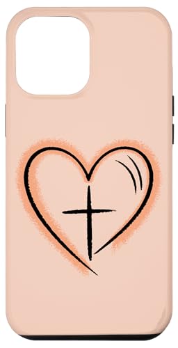 Preppy Christian Minimal Herz Symbol Frauen Hülle für iPhone 12 Pro Max Preppy Christian Minimal Herz Symbol Frauen Hülle für iPhone 12 Pro Max von aith & Bloom | Christian Encouragement