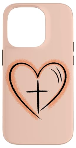 Preppy Christian Minimal Herz Symbol Frauen Hülle für iPhone 14 Pro Preppy Christian Minimal Herz Symbol Frauen Hülle für iPhone 14 Pro von aith & Bloom | Christian Encouragement