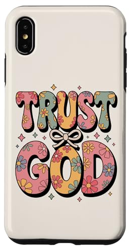 Preppy Christian Trust God Faith Zitat Blumen Frauen Hülle für iPhone XS Max Preppy Christian Trust God Faith Zitat Blumen Frauen Hülle für iPhone XS Max von aith & Bloom | Christian Encouragement
