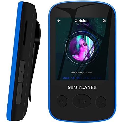 32GB Leichter Sport MP3 Player - Mini Wearable Aiworth Musik Player mit Bluetooth 5.0, HiFi Sound, Kleiner Clip MP3 Player zum Laufen, Joggen, unterstützt bis zu 128GB von aiworth