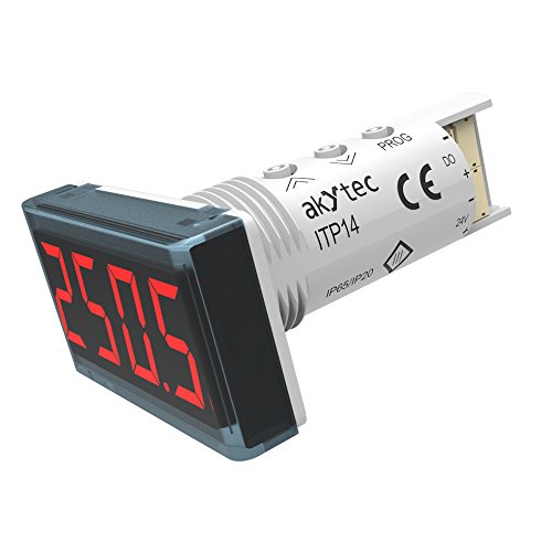 akYtec ITP14 Universale Prozessanzeige 0-10 V/4-20 mA, Rot von akYtec