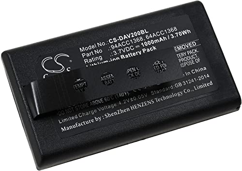 Akku für Barcode-Scanner Datalogic DL-Memor, 3,7V, Li-Ion von akku-net