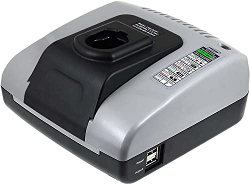 akku-net Akku-Ladegerät mit USB für Würth Akkuschrauber BS12-A Power Master, 7,2V-18V von akku-net