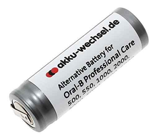 Akku kompatibel für Oral-B Professional Care 500, 550, 1000, 2000, 3000, 5000, 5500, 6000, 6500, 7000 Zahnbürste Akku kompatibel für Oral-B Professional Care 500, 550, 1000, 2000, 3000, 5000, 5500, 6000, 6500, 7000 Zahnbürste von akku-wechsel.de