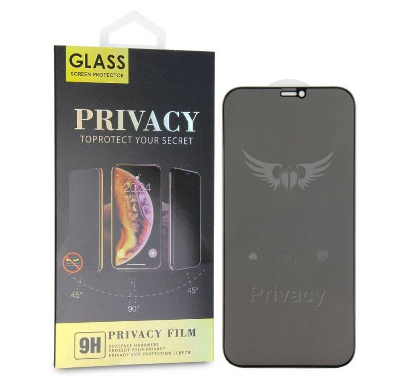 akku500 Akku, Displayschutz-Glas mit Sichtschutz für Apple iPhone 13 / 13 Pro, aus gehärtetem 0.3 mm Glas von akku500
