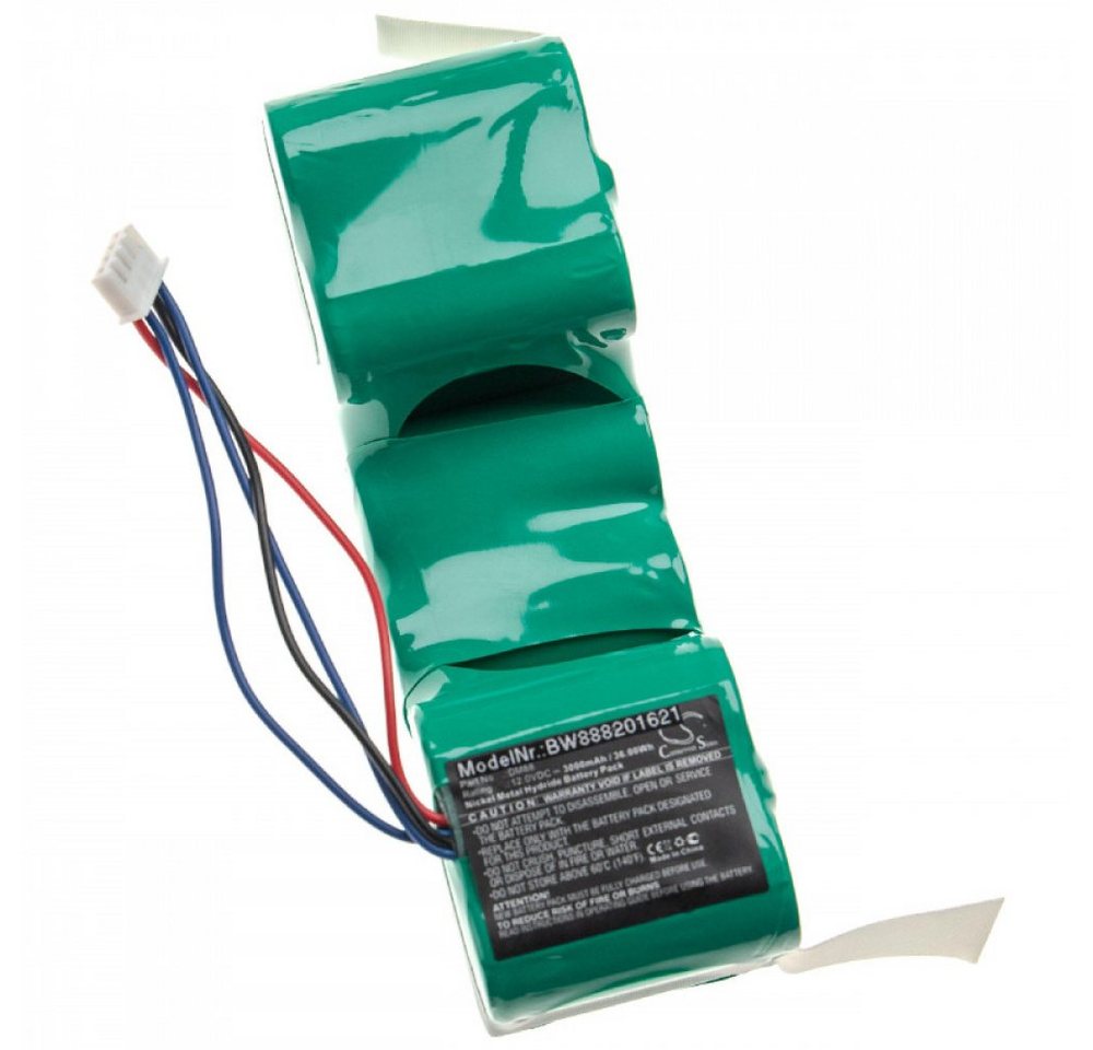 akku500 Akku (12 V), Akku für Akku-Sauger Ecovacs Sweeper DD35, DE33, 35, DG710, 716, Ozmo DD46.11, wie DB88, 3Ah, 12V von akku500