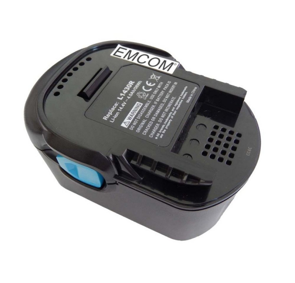 akku500 Akku (14,4 V), Akku für AEG BS14C, 14X, BSB14, BSS14, FL14, GBS14, Würth SD-LI14, wie L1430, 14.4V, 4Ah, Li-Ion von akku500