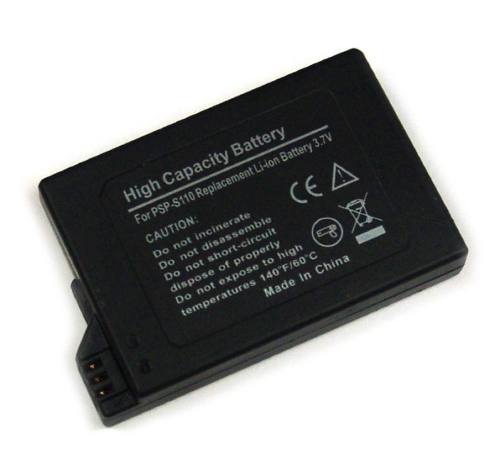 akku500 Akku (3,7 V), Akku für Sony PlayStation Portable PSP Lite (2. Generation), wie PSP-S110 von akku500