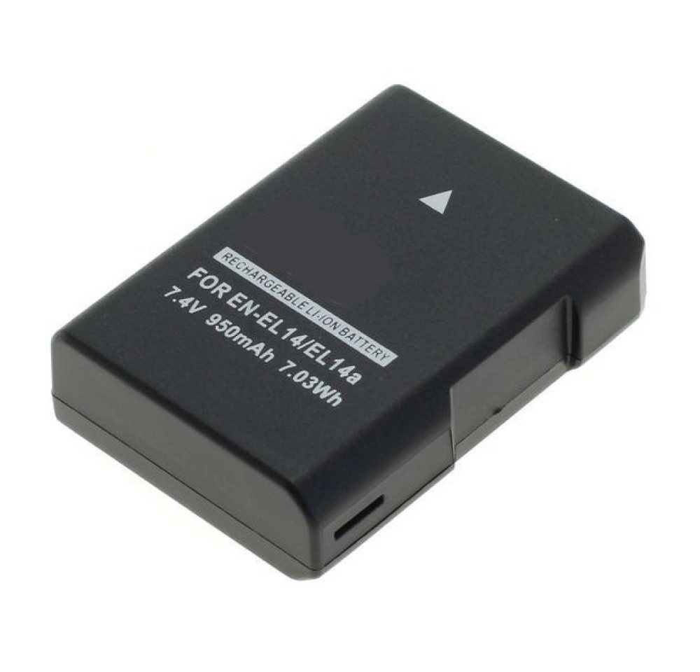 akku500 Akku wie Nikon EN-EL14/14a für Df, D3100, D3200, D3400, D5100, D5200 Akku (7.4 V V), Akku wie Nikon EN-EL14/14a für Df, D3100, D3200, D3400, D5100, D5200 von akku500