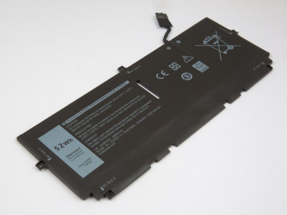 akku500 Akku (7.6 V), Akku für Dell XPS 13 9300, 13 9310, 13 9380, wie 2XXFW, 722KK, FP86V, WN0N0, 7,6 V, 6840 mAh von akku500
