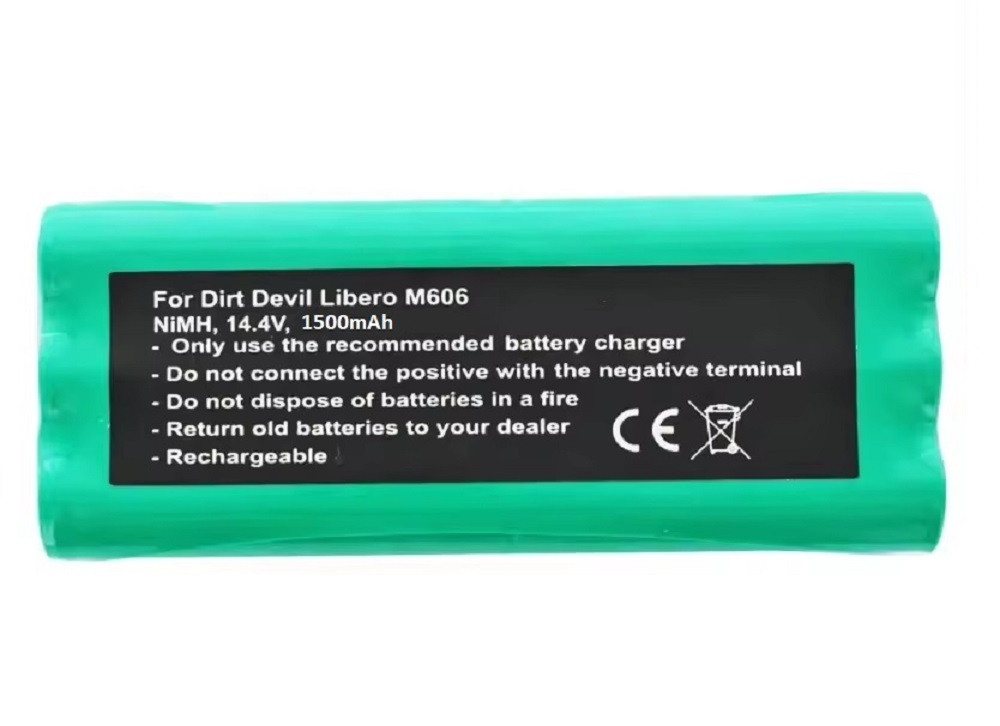 akku500 Akku für Ecovacs Midea, Dibea, Dirt Devil Libero, 14.4V, 1500mAh Akku (14.4 V), Akku für Ecovacs Midea, Dibea, Dirt Devil Libero, 14.4V, 1500mAh von akku500
