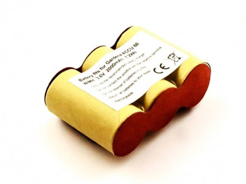 akku500 Akku für Gardena Rasenkantenschere Accu45, Accu60, 3,6V, 2Ah Akku (3,6V V), Akku für Gardena Rasenkantenschere Accu45, Accu60, 3,6V, 2Ah von akku500