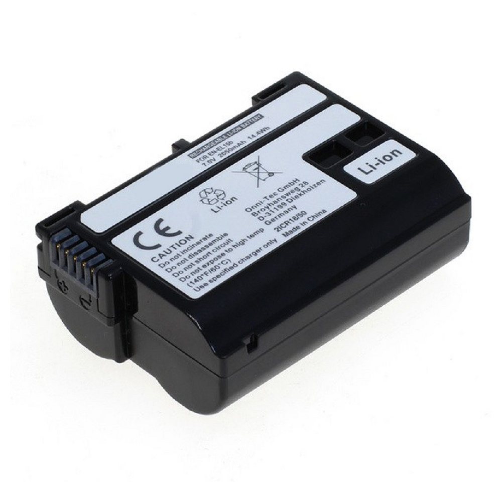akku500 Akku wie Nikon EN-EL15, EN-EL-15a, EN-EL15b für 1V1, D500, 2040mah Akku (7 V), Akku wie Nikon EN-EL15, EN-EL-15a, EN-EL15b für 1V1, D500, 2040mah von akku500