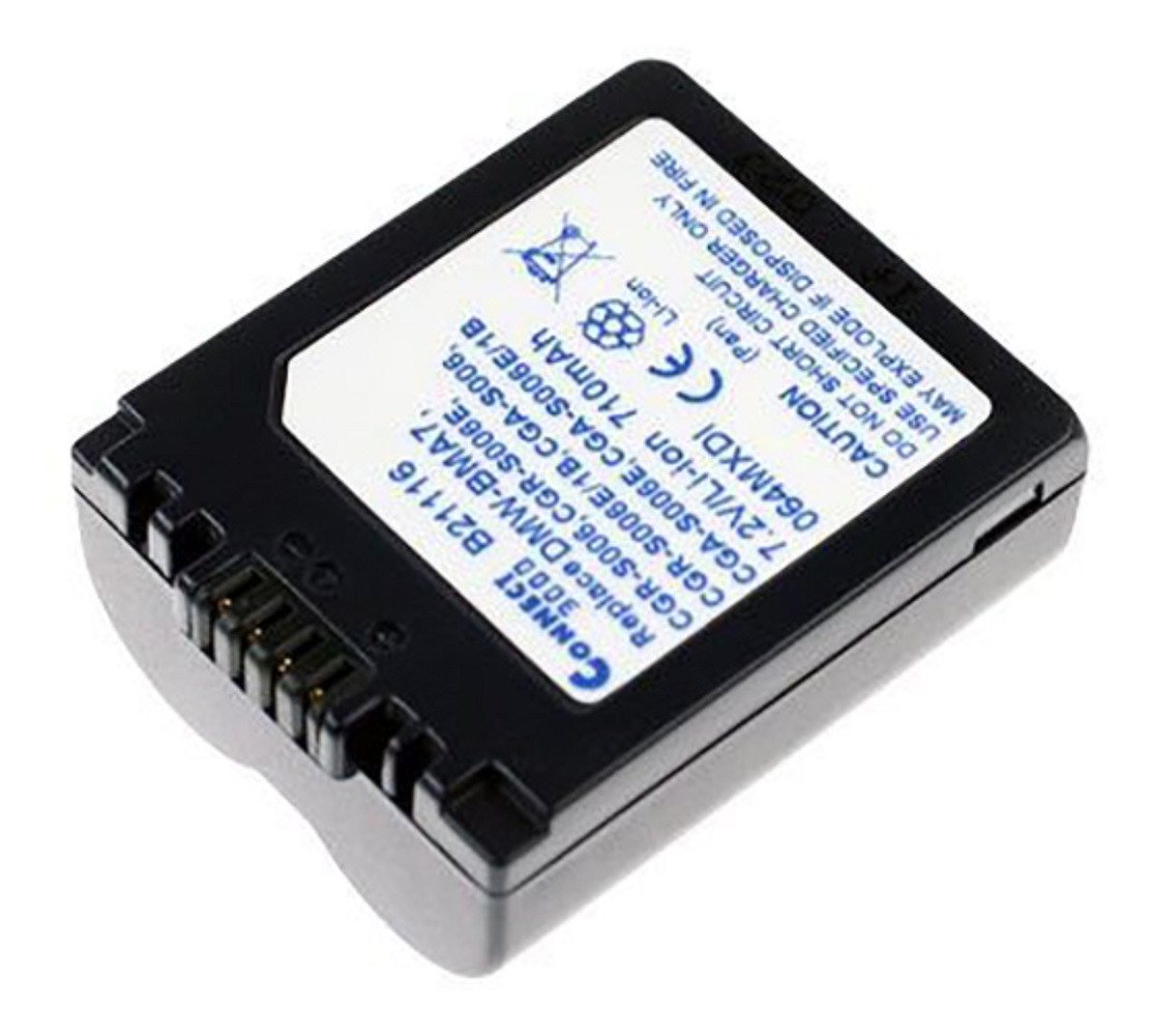 akku500 Akku wie Panasonic CGA-S006, CGA-S006E, CGR-S006E, DMW-BMA7, BP-DC5 Akku (7,4 V), Akku wie Panasonic CGA-S006, CGA-S006E, CGR-S006E, DMW-BMA7, BP-DC5 von akku500