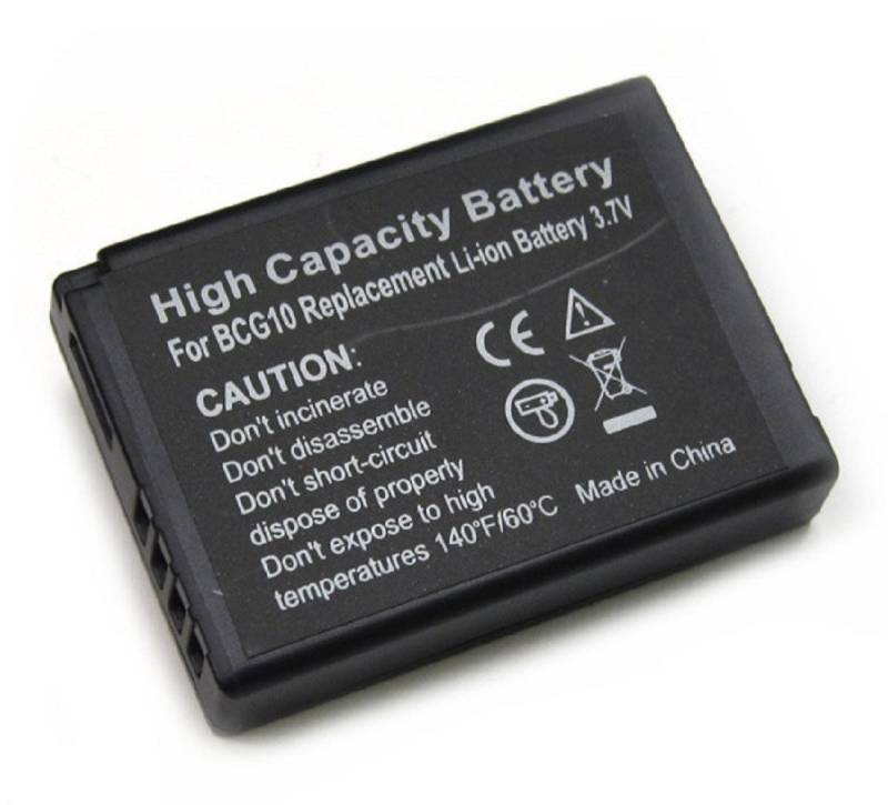 akku500 Akku wie Panasonic DMW-BCG10E für Lumix DMC TZ10, TZ18, TZ20, TZ31 Akku (3,6 V), Akku wie Panasonic DMW-BCG10E für Lumix DMC TZ10, TZ18, TZ20, TZ31 von akku500