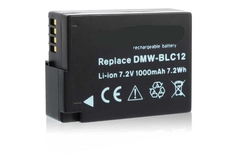 akku500 Akku wie Panasonic DMW-BLC12 für LUMIX DMC FZ200, G6, GH2, DSLM DMC-G5 Akku (7,4 V), Akku wie Panasonic DMW-BLC12 für LUMIX DMC FZ200, G6, GH2, DSLM DMC-G5 von akku500