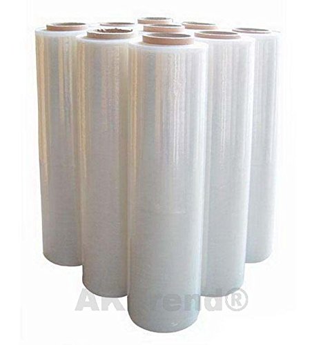AKTrend® 12x Stretchfolie Handwickelfolie 500mm, 20my - bis 700kg, transparent akTF-12 von aktrend