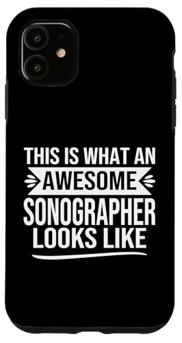Lustiger Sonographer Spruch Design Awesome Sonographer Zitat Hülle für iPhone 11 von alae