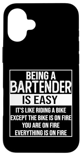 Lustiges Barkeeper Design Spruch: Barkeeper zu sein ist einfach Hülle für iPhone 16 Plus Lustiges Barkeeper Design Spruch: Barkeeper zu sein ist einfach Hülle für iPhone 16 Plus von alae